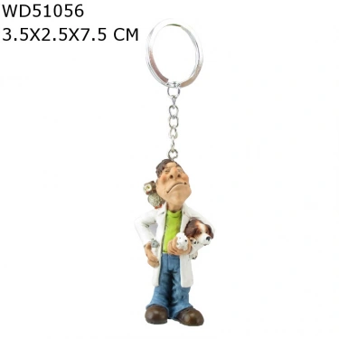 Veteriner Figürlü Biblo Heykel Anahtarlık