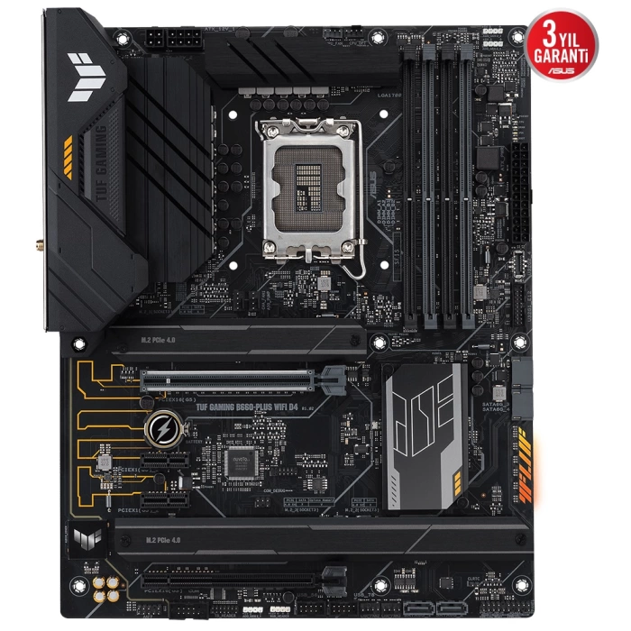 ASUS TUF GAMING B660-PLUS WIFI D4 DDR4 5333(OC) HDMI DP ATX 1700p