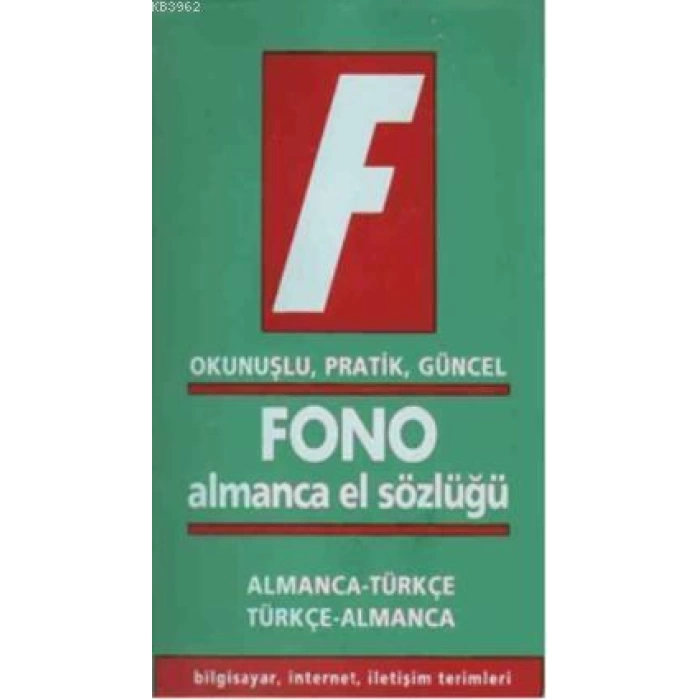 Fono Almanca El Sözlüğü; Okunuşlu, Pratik, Güncel