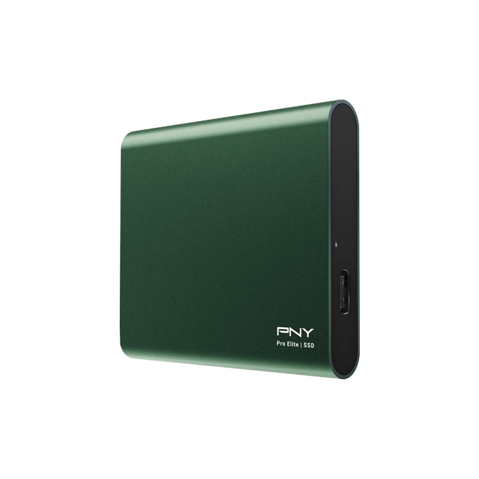 PNY Pro Elite Yeşil 500 GB 865/875MB/s USB 3.2 Gen 2 Type-C Taşınabilir SSD (PSD0CS2060GN-500-RB)
