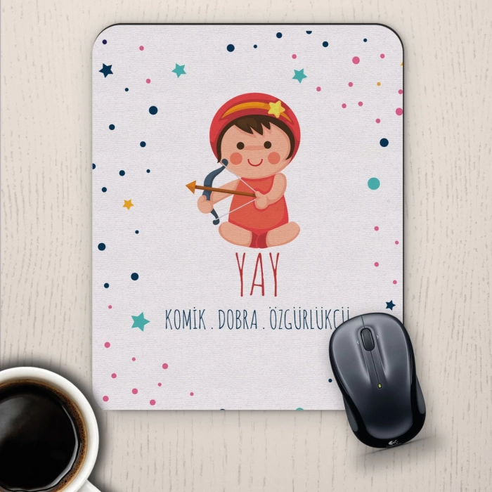 Yay Burçlarına Özel Sevimli Mouse Pad