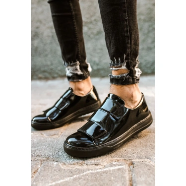 CH007 Rugan ST Erkek Ayakkabı SIYAH