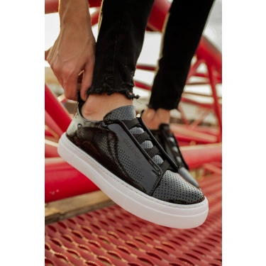 CH011 Rugan BT  Erkek Ayakkabı SIYAH