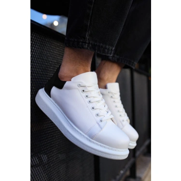 CH256 BT  Erkek Ayakkabı BEYAZ/SİYAH