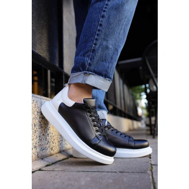 CH256 BT  Erkek Ayakkabı SİYAH/BEYAZ