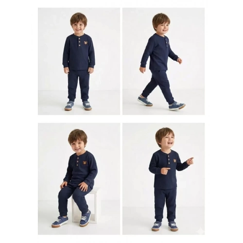 2-5 Yaş Armalı Fitilli Penye Çocuk Takımı