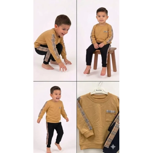 2-5 Yaş Cep Detaylı 2 Li Çocuk Takımı