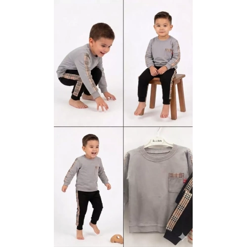 2-5 Yaş Cep Detaylı 2 Li Çocuk Takımı