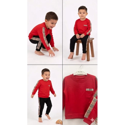 2-5 Yaş Cep Detaylı 2 Li Çocuk Takımı