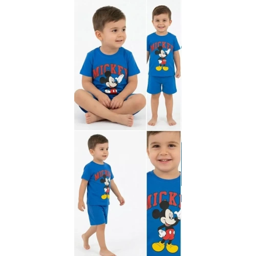 2/5 Yaş Mickey Baskılı Çocuk Takımı