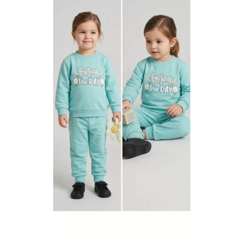 3-4-5 Yaş Baskılı Penye Çocuk Takımı