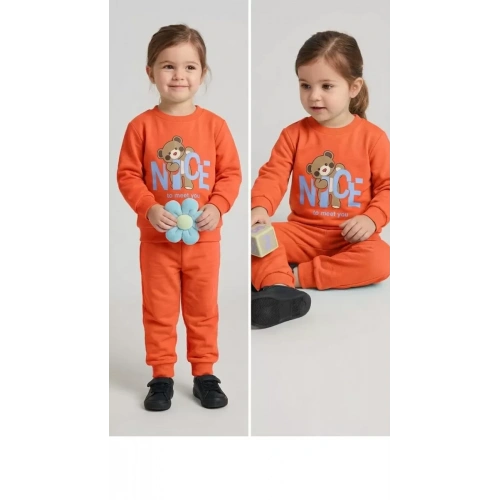 3-4-5 Yaş Baskılı Penye Çocuk Takımı