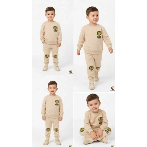 3/7 Yaş Baskılı Penye Çocuk Takımı