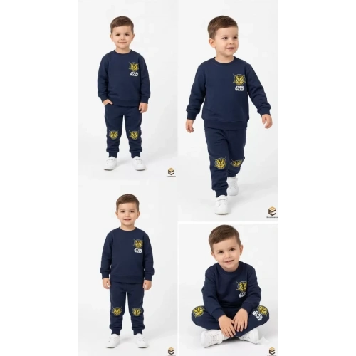 3/7 Yaş Baskılı Penye Çocuk Takımı