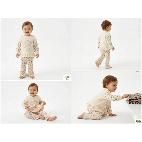 6/24 Ay İspanyol Paça Penye Bebek Takımı