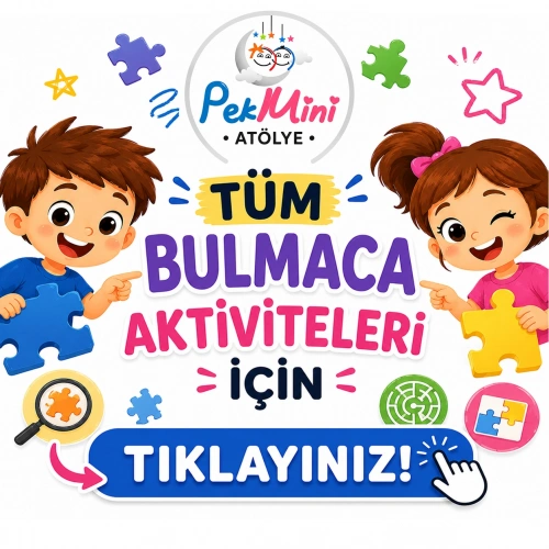 Tüm Bulmaca Aktiviteleri İçin Tıklayınız