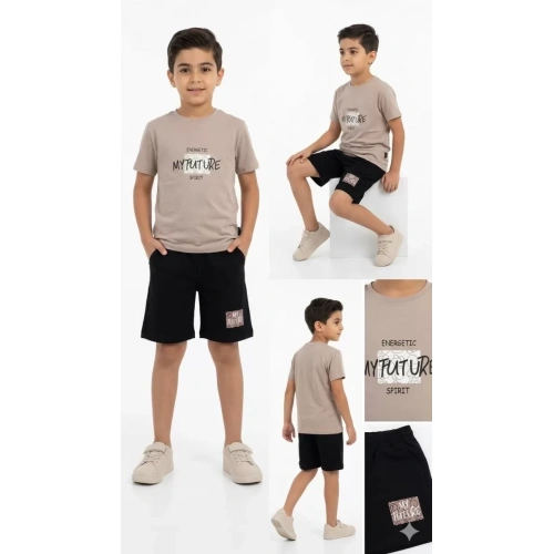 8/13 Yaş Baskılı Penye Çocuk Takımı