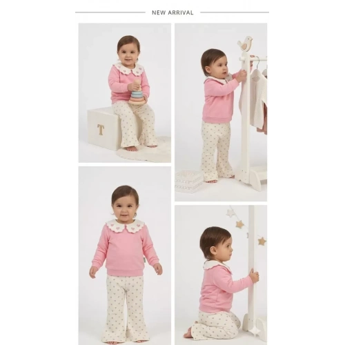 9/24 Ay Piti Kalpli Penye Bebek Takımı