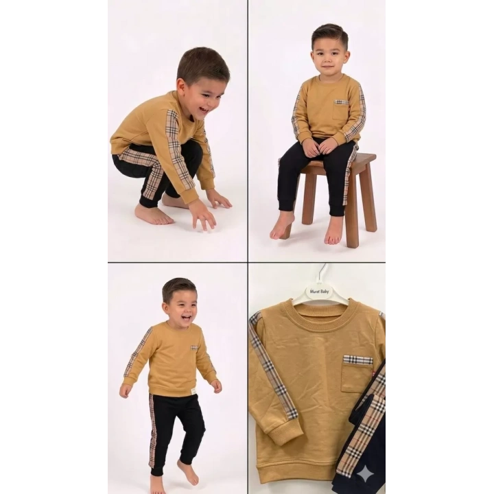 2-5 Yaş Cep Detaylı 2 Li Çocuk Takımı