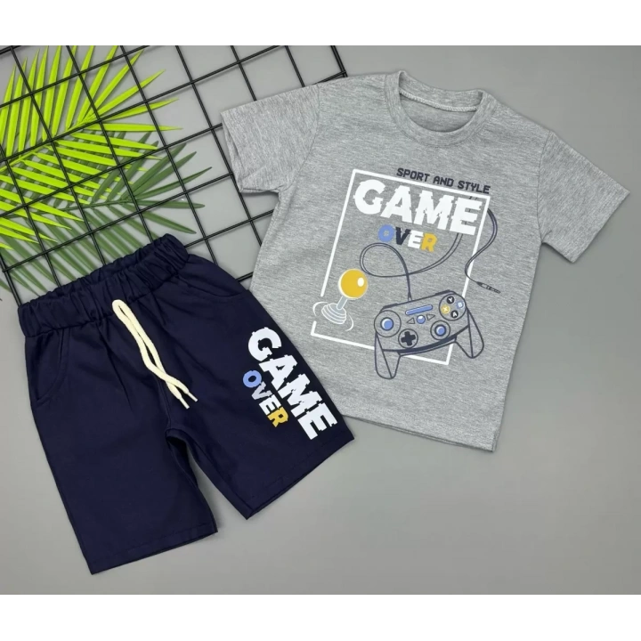 3/5 Yaş Game Konsol Baskılı Çocuk Takımı