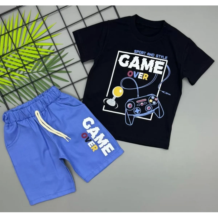 3/5 Yaş Game Konsol Baskılı Çocuk Takımı