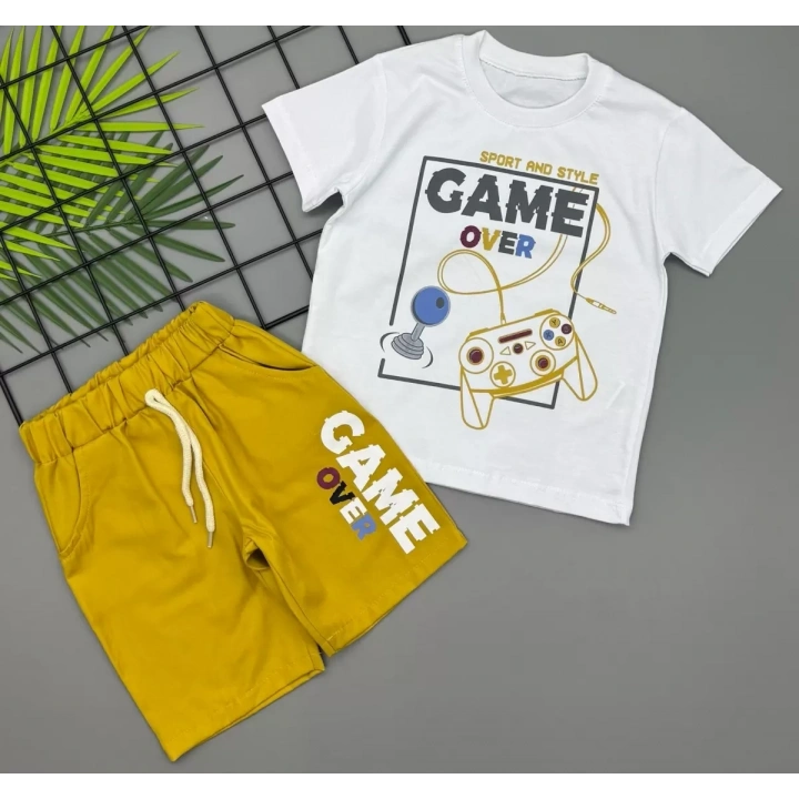3/5 Yaş Game Over Baskılı Çocuk Takımı