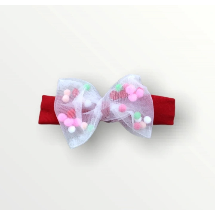 3-6 6-9 9-12 Ay Melek Kız Nakışlı Bandanalı Kısa Kollu Sweatli Şortlu 3lü Kız Bebek Takımı Kırmızı