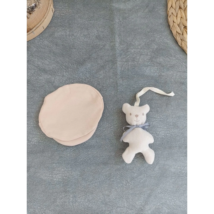 3-6 6-9 9-12 Ay Oyuncaklı Altınbaşak 5li Kız Erkek Bebek Takımı Buğday