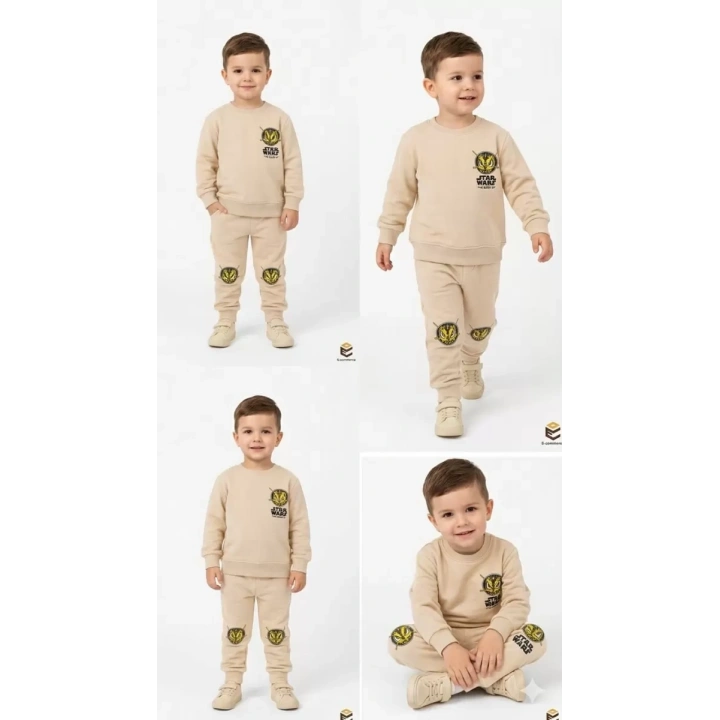 3/7 Yaş Baskılı Penye Çocuk Takımı