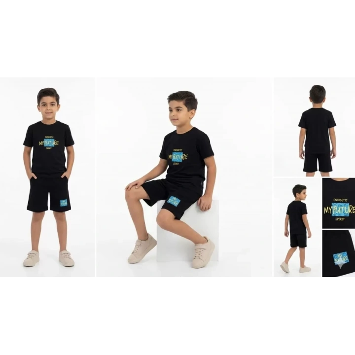 8/13 Yaş Baskılı Penye Çocuk Takımı