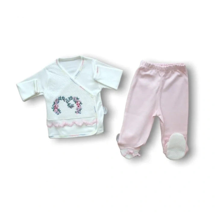 Anadolunun Kalbi Nakışlı  5li Zıbın Takımı Hastane Çıkışı Pembe