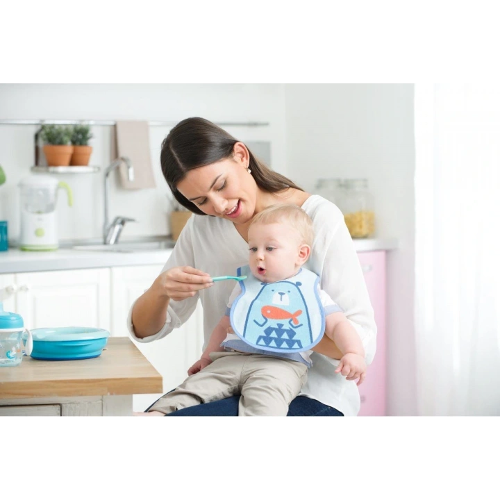 Chicco 4 Parça Beslenme Seti +6 Ay - Erkek