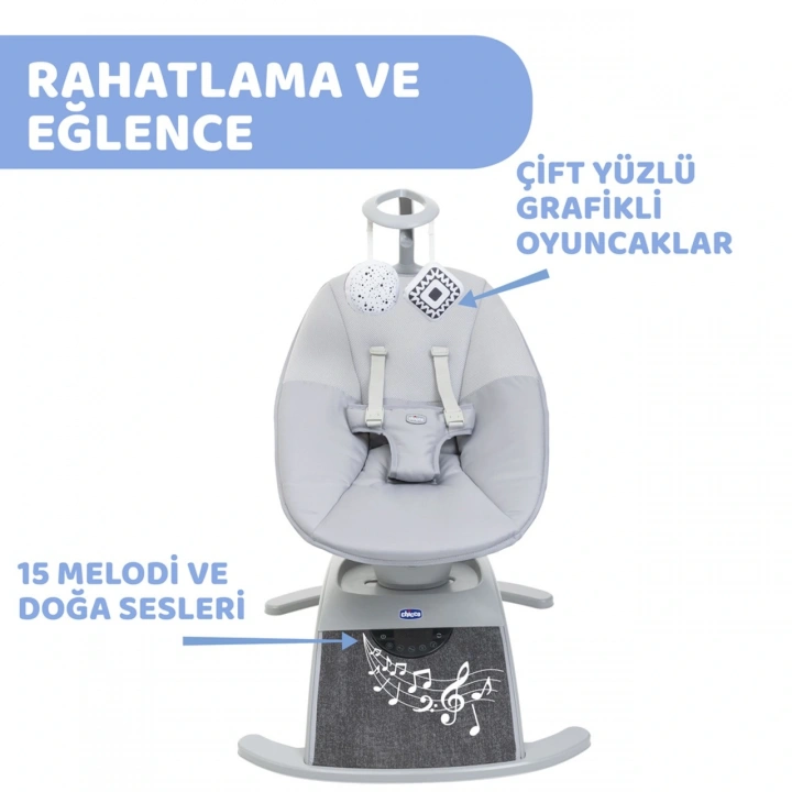 Chicco Comfy Elektrikli Ana Kucağı Silver Spring