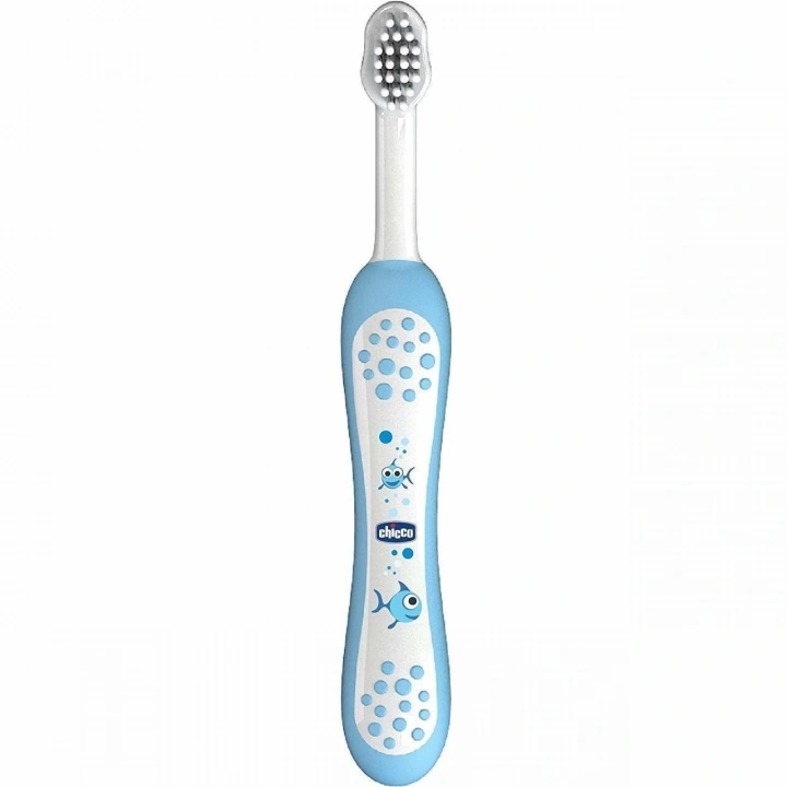 Chicco İlk Süt Dişi Fırçası Mavi 6-36 Ay