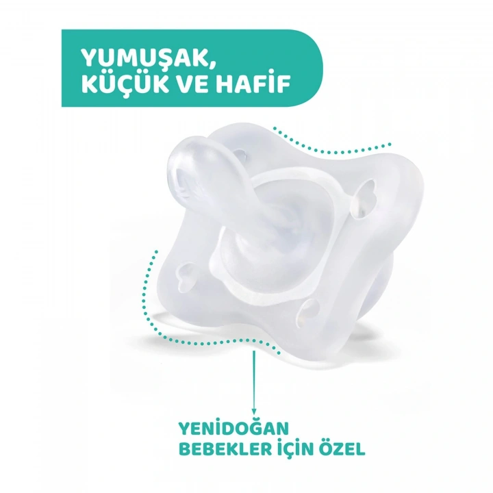 Chicco PhysioForma Mini Soft 2li Emzik 0-2 Ay Kız