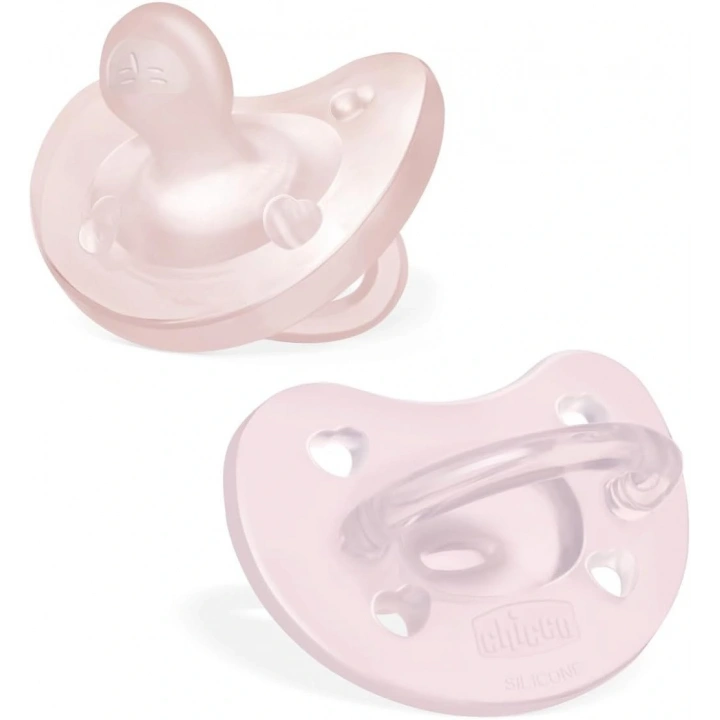 Chicco PhysioForma Soft 2li Silikon Emzik 2-6 Ay Kız