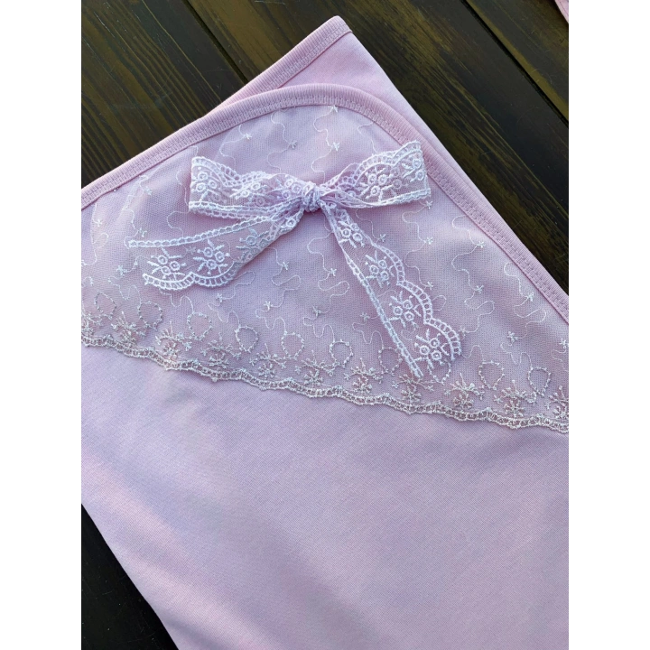 Dantel İşlemeli 10 Parça Yeni Doğan Hastane Seti %100 Pamuk