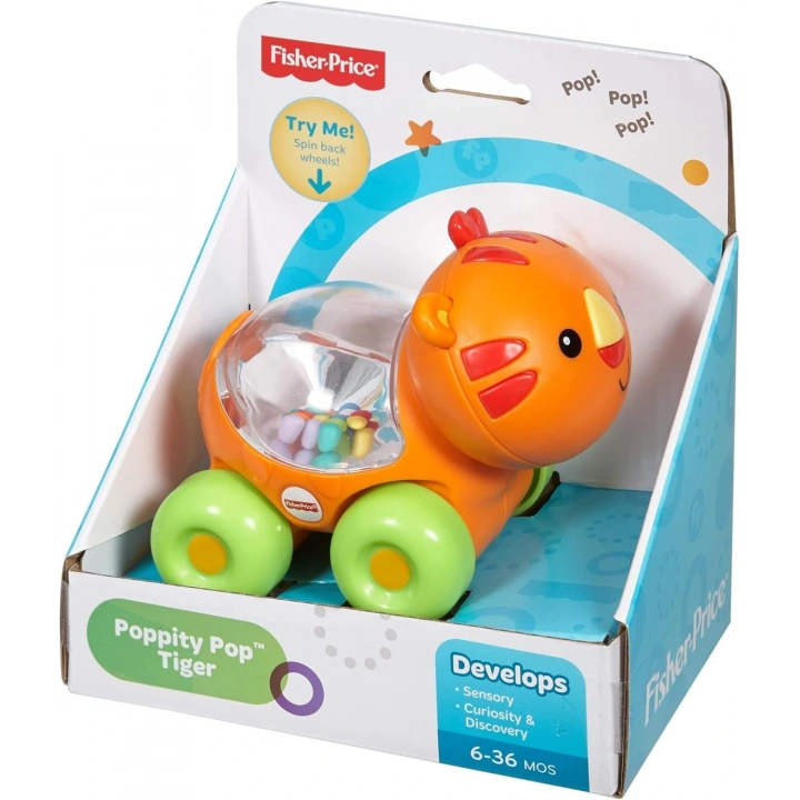 Fisher Price Poppity Araçlar -Turuncu Aslan CMV97