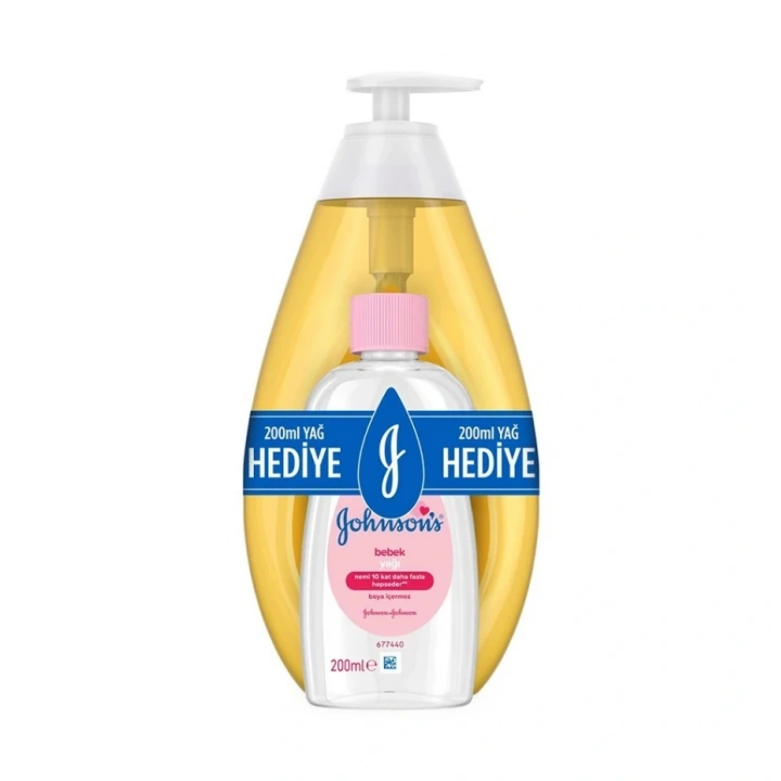 Johnsons Baby Gold Şampuan 750 ml + Bebek Yağı 200 ml