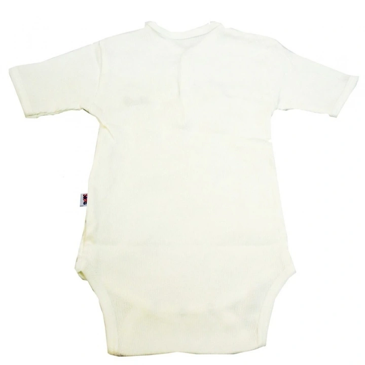 Sema Baby Yarım Kol Kaşkorse Badi (Body) - Ekru  12-18 Ay