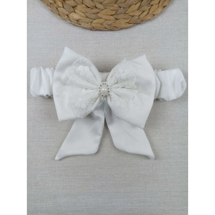 Yenidoğan İpek Pamuklu İnci Lüks Kundak Bebek Battaniyesi Ekru