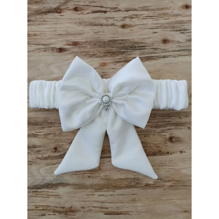 Yenidoğan Sahra My Prince Nakışlı Lüks Kundak Bebek Battaniyesi Ekru