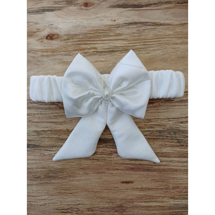 Yenidoğan Sahra My Princess Nakışlı Lüks Kundak Bebek Battaniyesi Ekru