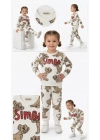 2-5 Yaş Aslan Baskılı Penye Çocuk Takımı