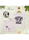 2/5 Yaş Minnie Mouse Baskılı Çocuk Takımı