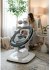 4moms Mamaroo 5.0 Elektrikli Ana Kucağı - Slate Blue + Yenidoğan Destek Pedi