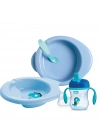 Chicco 4 Parça Beslenme Seti +6 Ay - Erkek