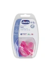 Chicco Physio Soft Silikon Emzik 12 Ay Pembe