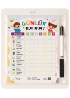 Günlük Rutinim – Silinebilir Çocuk Rutin Tablosu