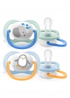 Philips Avent Ultra Air Animals 2li Emzik 0-6 Ay - Erkek